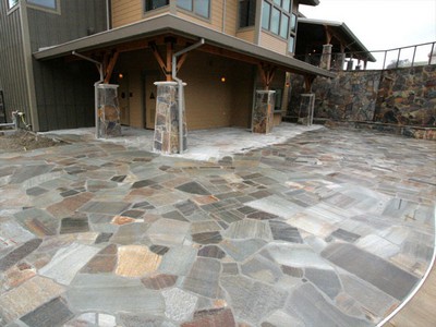 Rustic Stone Flooring In Birdi